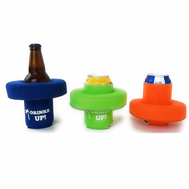 Floating Drink Holder With Can Sleeves