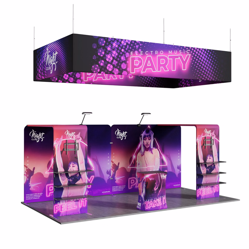 10'x20' Tradeshow Booth Kit - D Kit