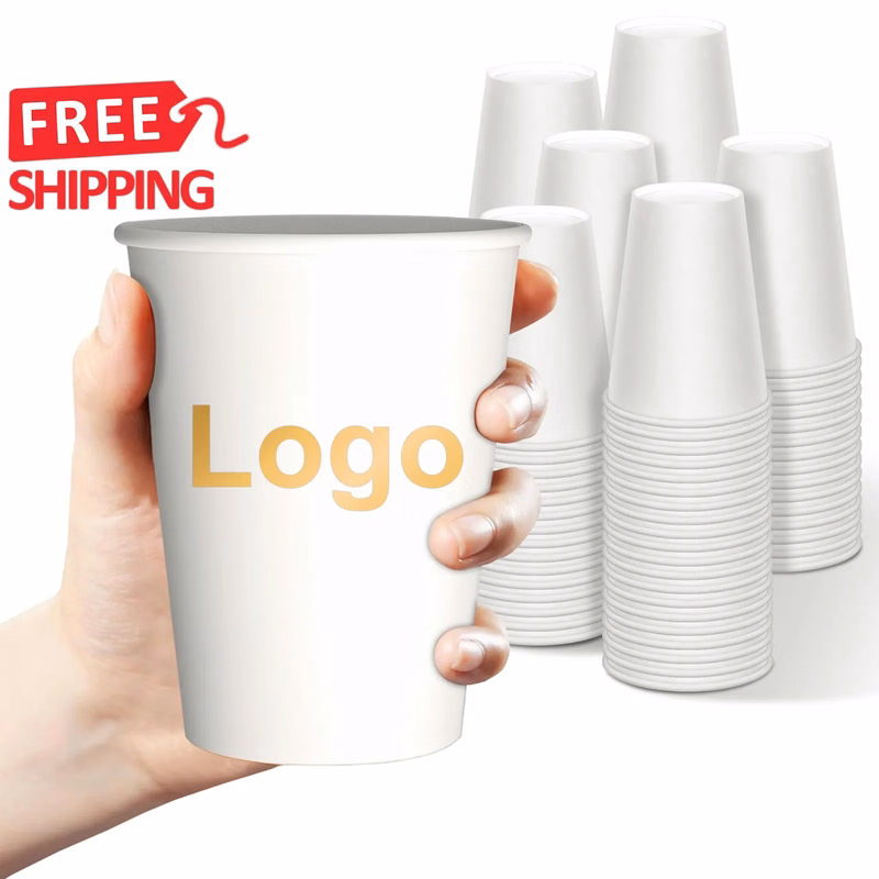 Extra Thick Disposable Paper Coffee Cup 3 oz 8 oz 12 oz 16 oz 22 oz