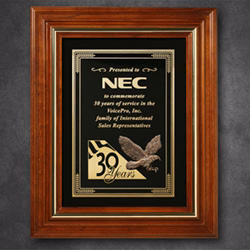 Americana Plaque with Velour