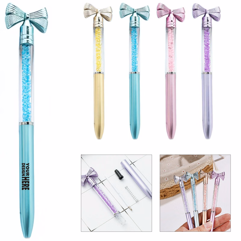 Bow Accent Twist Ballpoint Pen