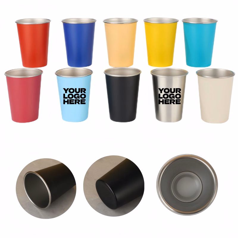 16 oz Stainless Steel Durable Pint Cup