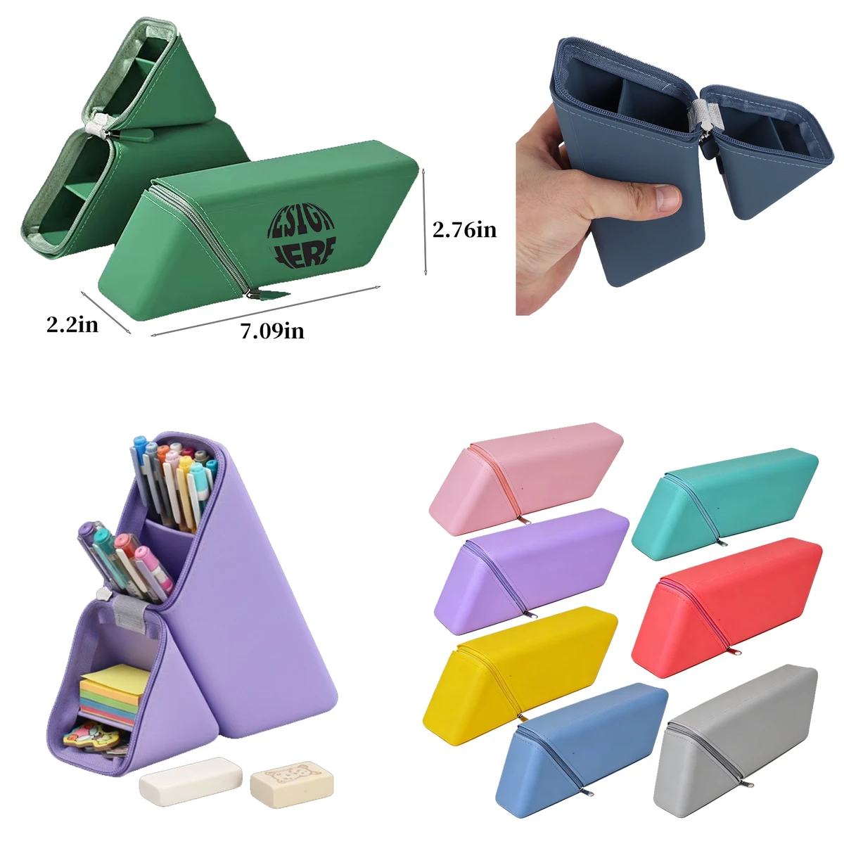 Travel Silicone Makeup Brush Storage Bag 1