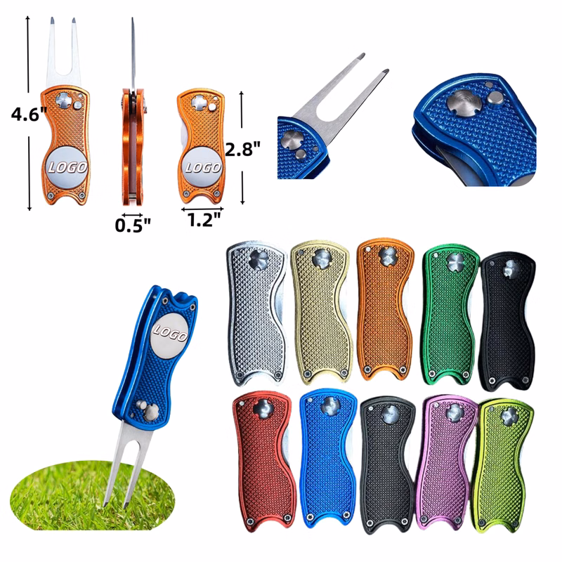 Golf Fork Spring Folding Green Style