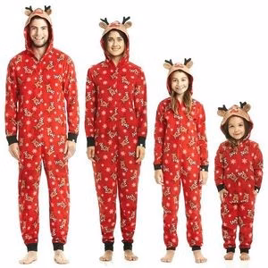 Christmas Printed Jumpsuit Homewear