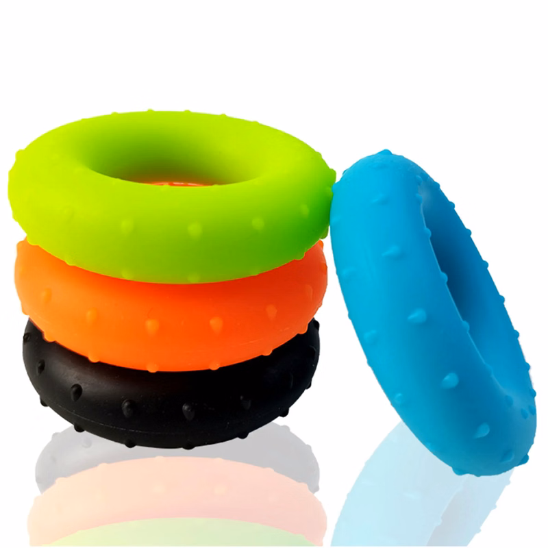 Silicone Hand Grip Ring Strengthener Finger Exerciser Wrist