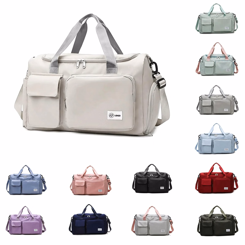 Travel Duffel Bag With Shoes Compartment