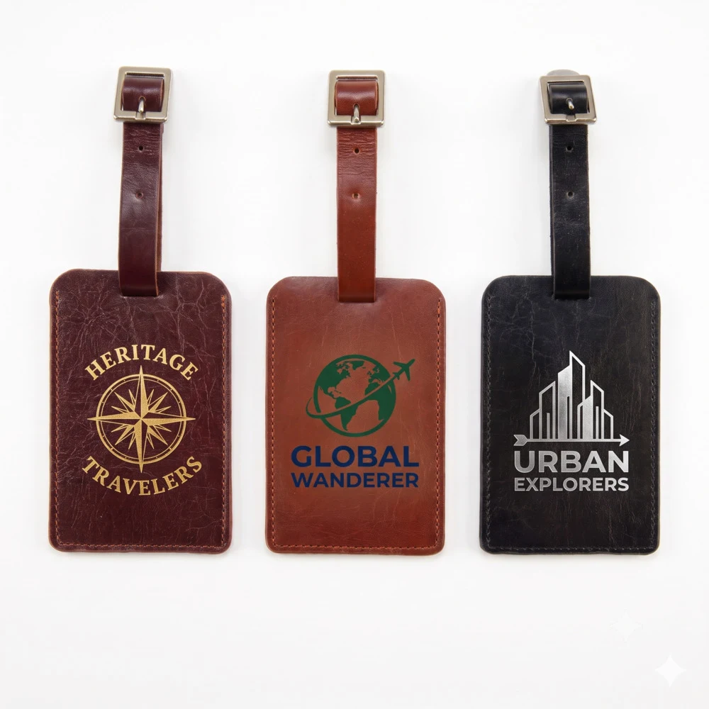 Atlantis Bonded Leather Luggage Tag 1