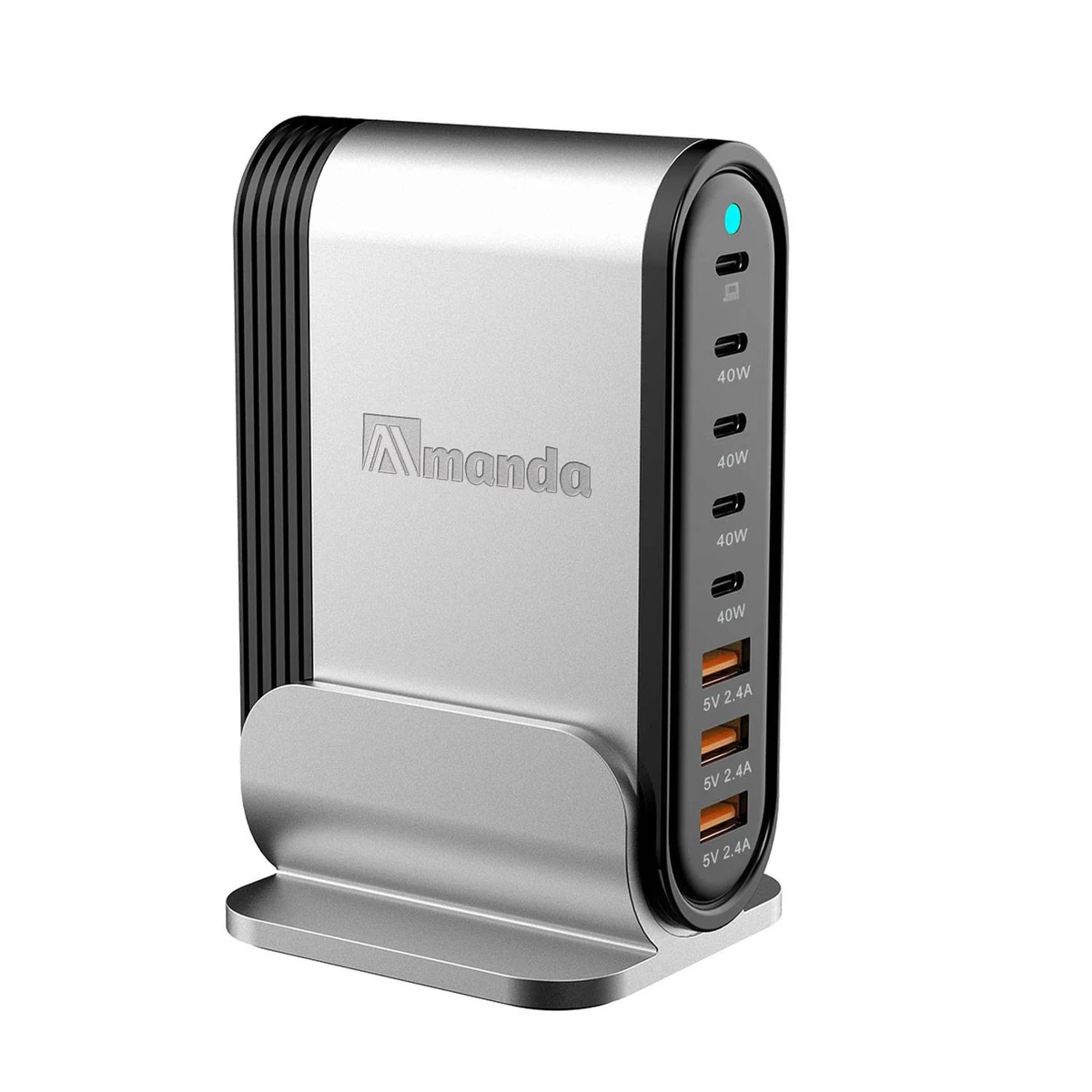 8-Port PD Fast Desktop Charging Station 1