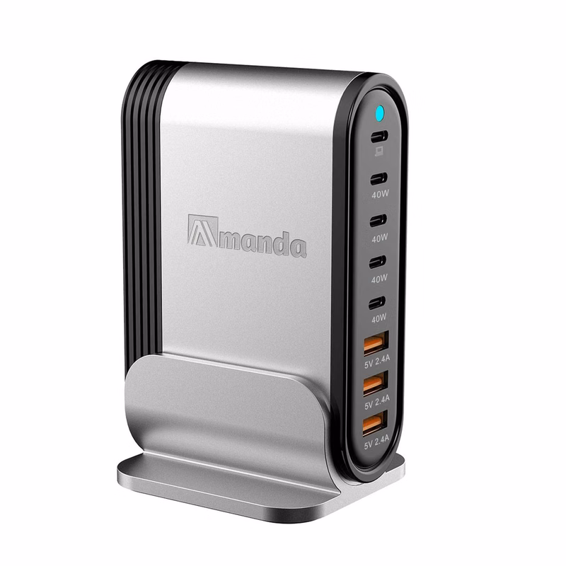 8-Port PD Fast Desktop Charging Station