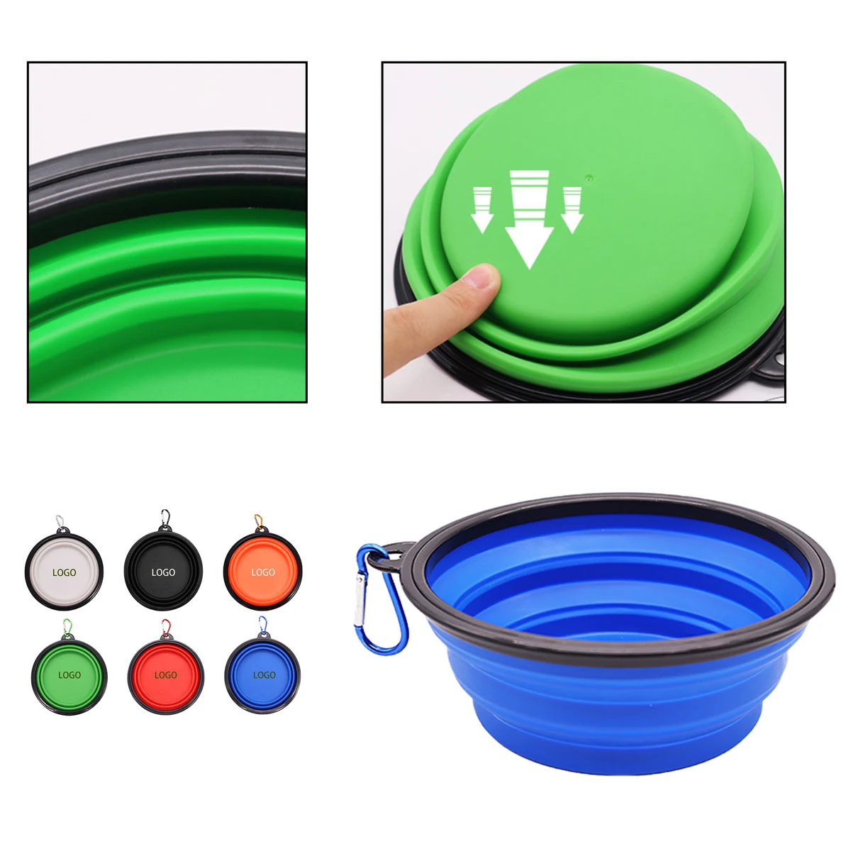 TPE Pet Folding Bowl 1