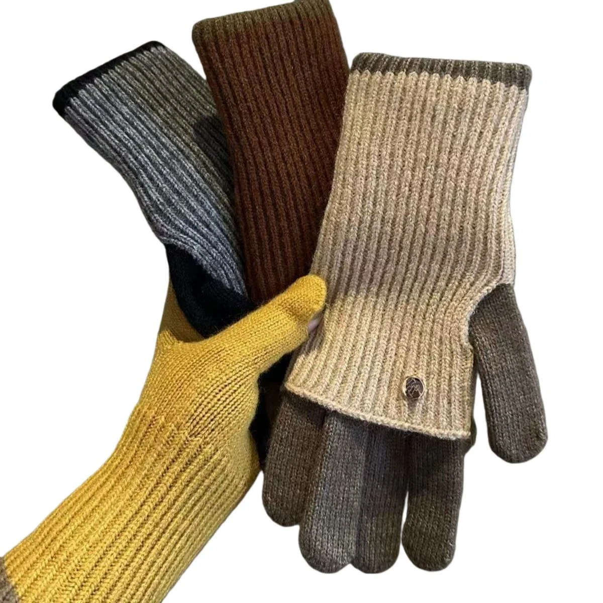Winter Children's Comfortable Elastic Knitted Gloves 1