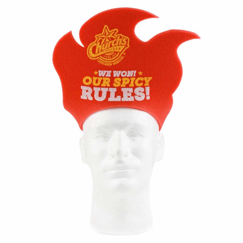 Flame Foam Pullover Visor