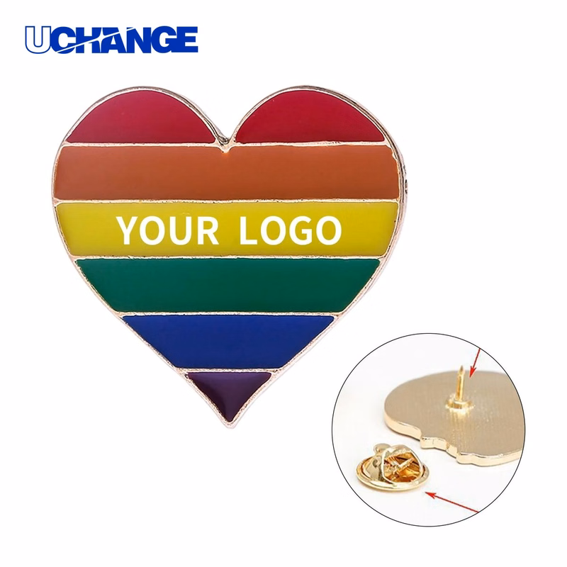 Rainbow Pride Support Pin Badge