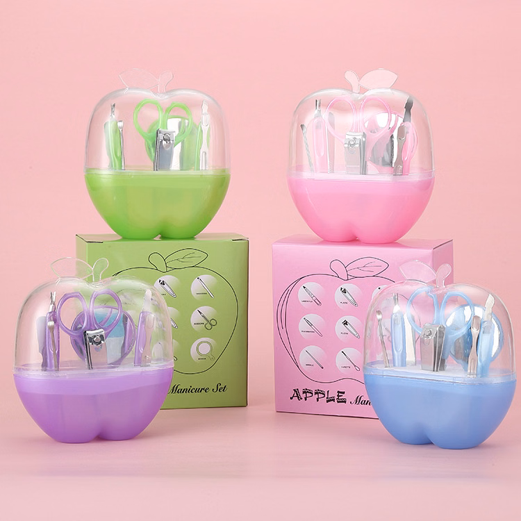 9 Pieces Apple Shaped Manicure Set