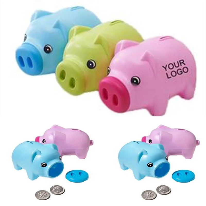 Plastic Piggy Coin banks 1