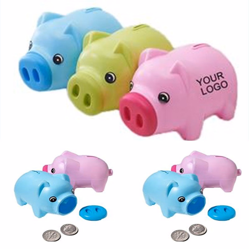 Plastic Piggy Coin banks