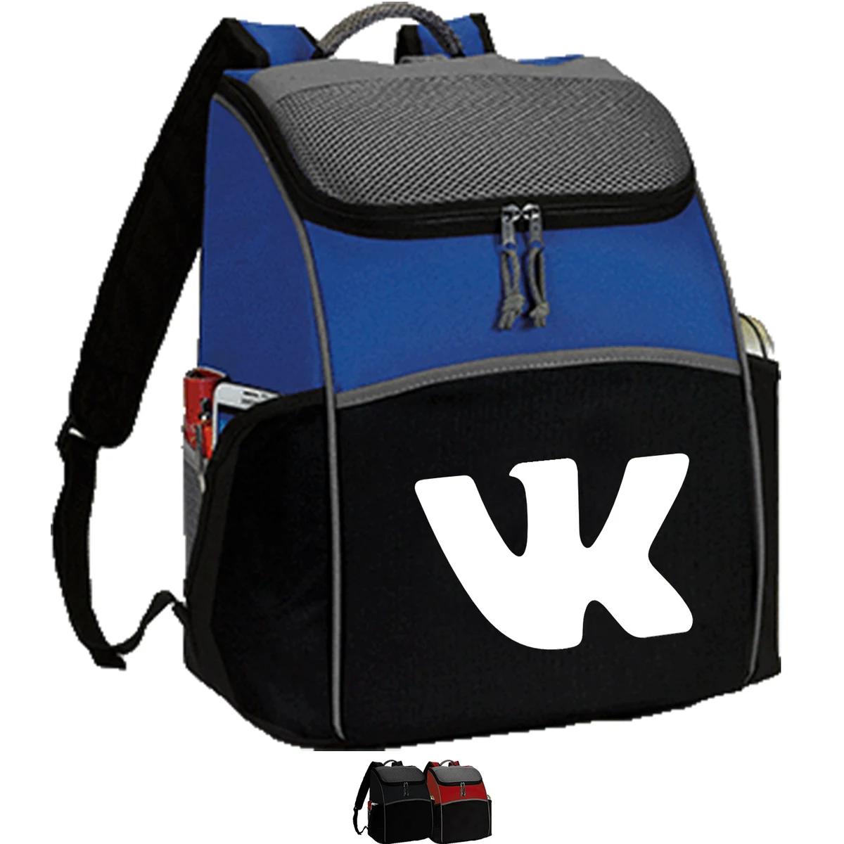 Premium Frosty Trek Convertible 24 Pack Cooler Backpack w/ Multiple Pockets (12" x 15" x 8") 1