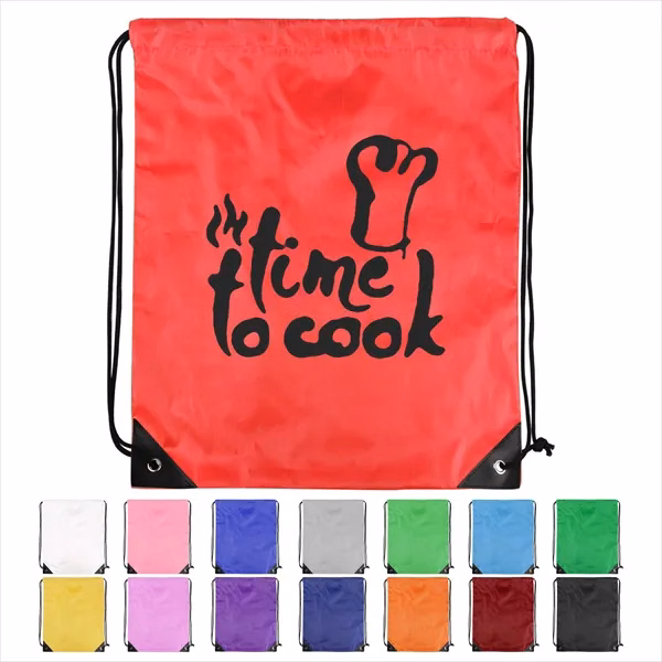210D Polyester Stylish Drawstring Bag