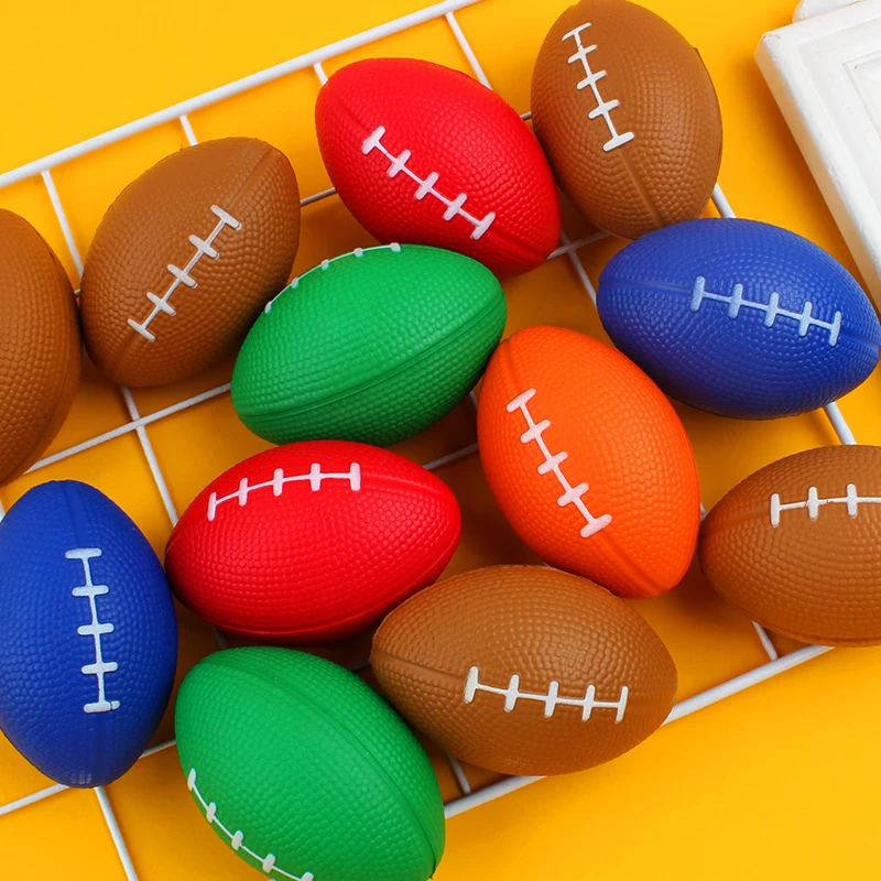 3 1/2'' Foam Football Stress Balls Fidget Toys 1