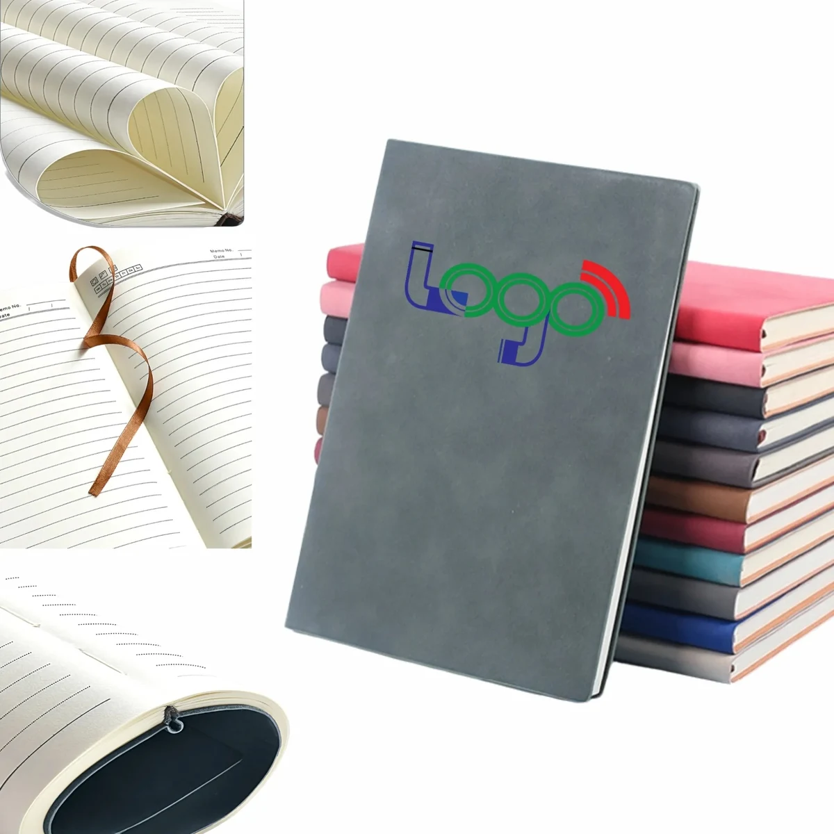 Yumbo Leather A5 Custom Logo Notebook 1