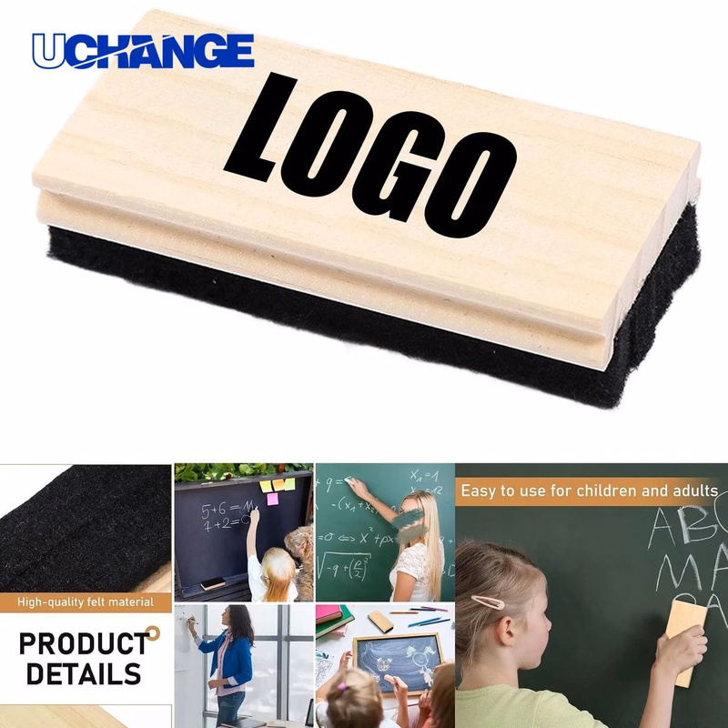 Wood Chalkboard Eraser Whiteboard Cleaning Tool