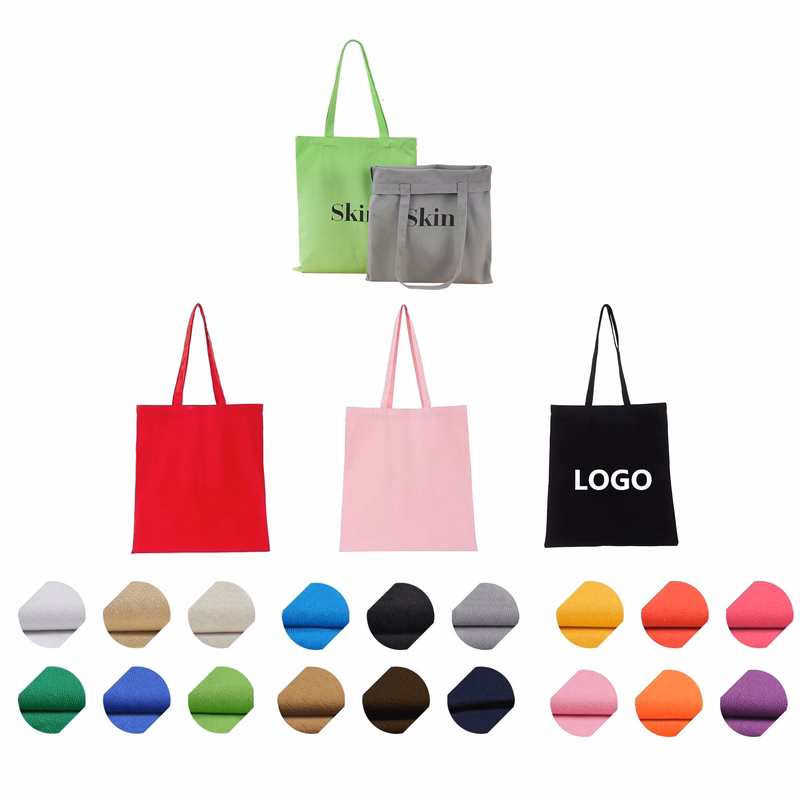 12oz Colored Canvas Tote Bag
