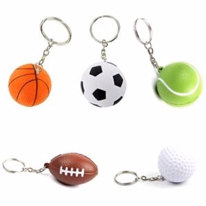 Stress Reliever Ball Key Chain