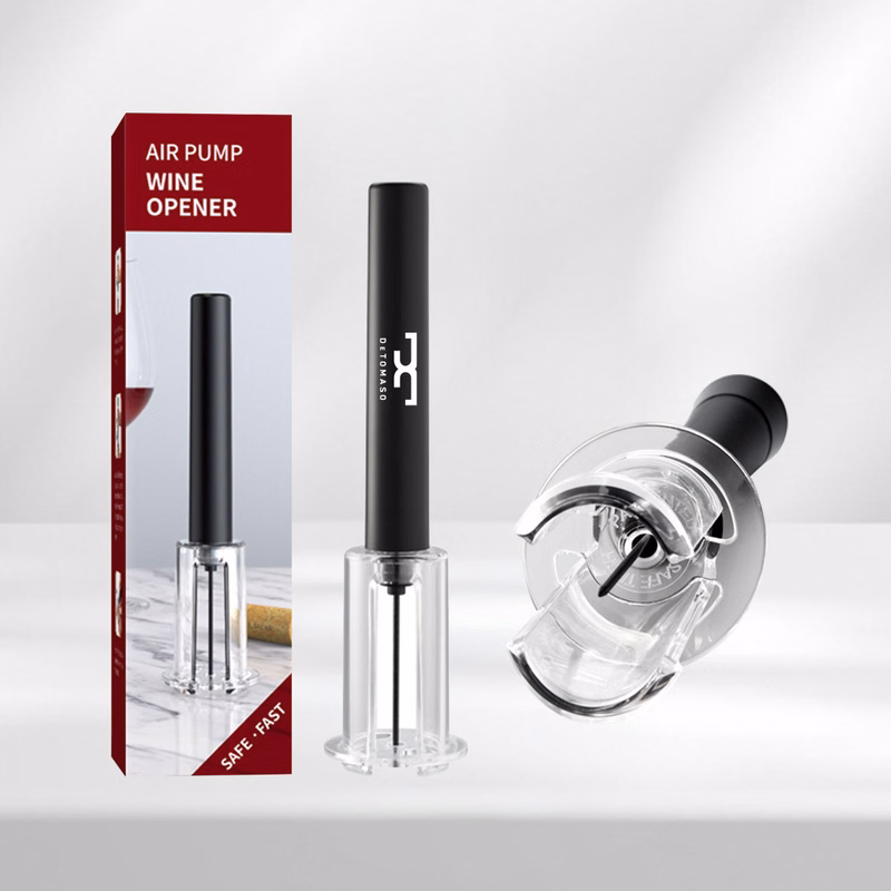 WineVault Pressure Wine Opener - Air Pump Technology & Stainless Steel Needle