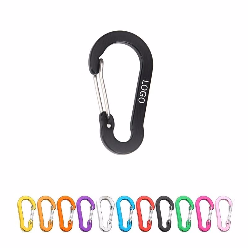 Aluminum D-Shaped Carabiner (13/16" W x 1 9/16" H)