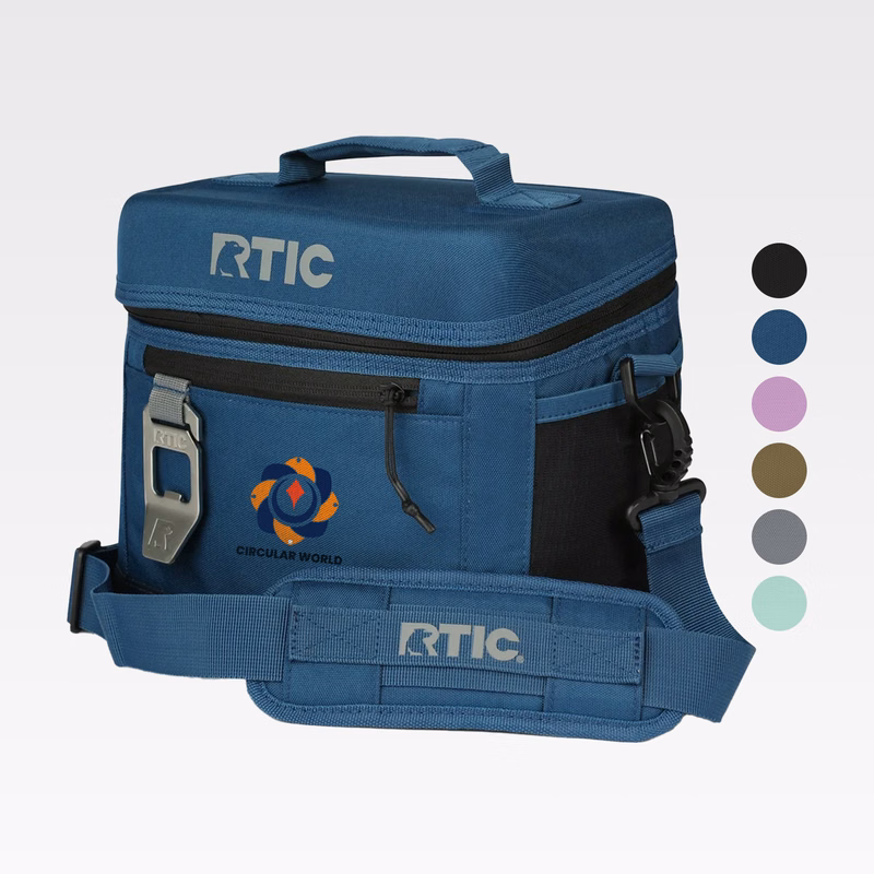 8-Can RTIC® Soft Pack Insulated Cooler Bag w/ Bottle Opener (10" x 8.5")