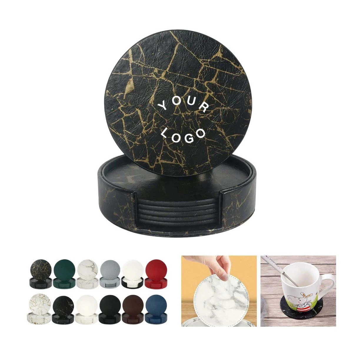 Square Ceramic Table Coaster for Drinks 1