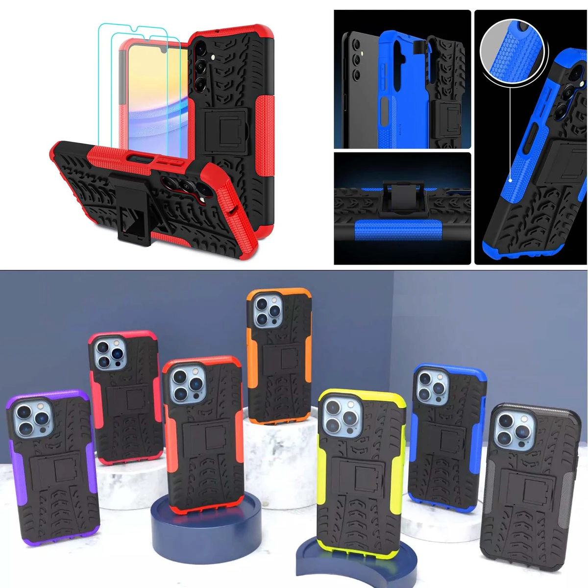 iBank ® Shockproof Case compatible with Galaxy A17/A16/S26/S25/S60 1