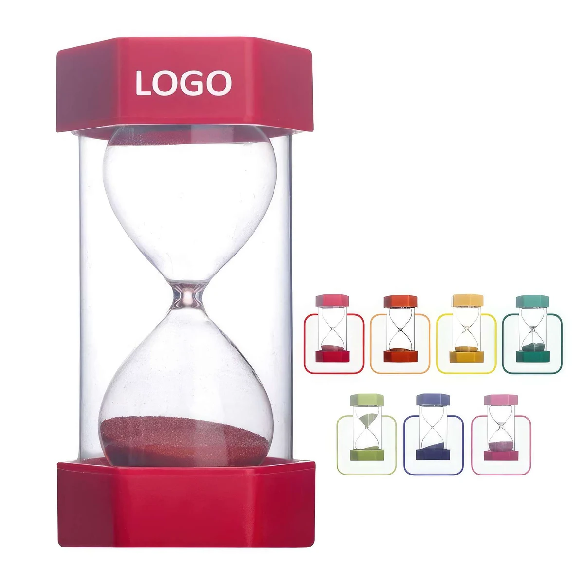Colorful 5/10/15/30/45/60 Minutes Sand Glass Timer 1