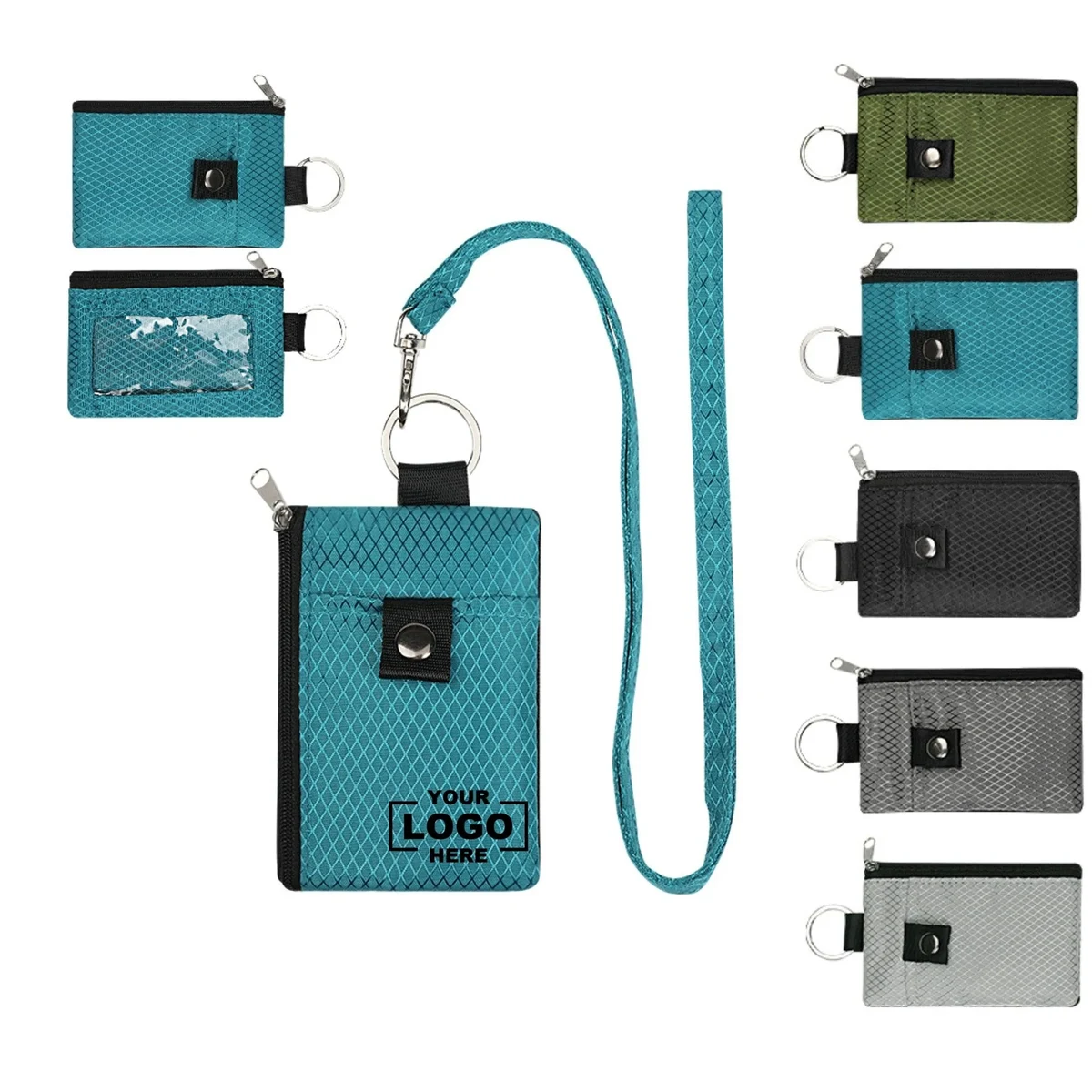 Ultra Thin Neck Hanging Mini RFIF Wallet 1