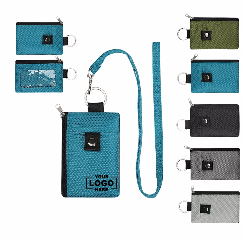 Ultra Thin Neck Hanging Mini RFIF Wallet