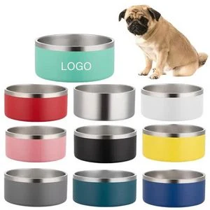 32oz Stainless Steel Pet Bowl 1