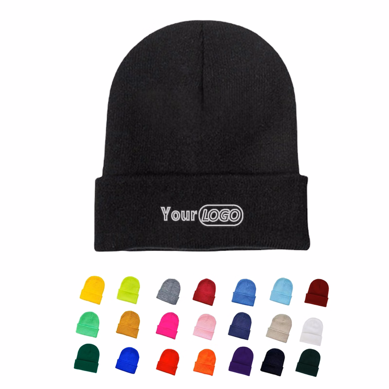 Winter Custom Logo Knit Beanie
