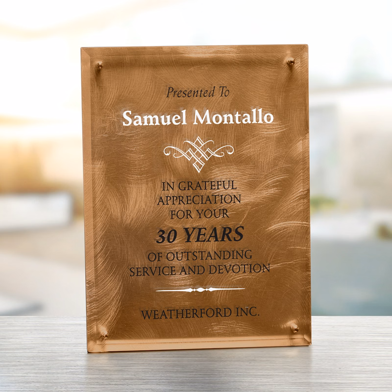 Bronze Alloy Plaque