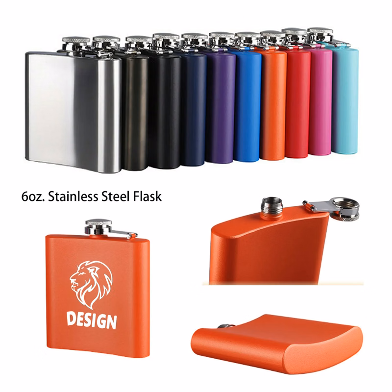 6oz. Stainless Steel Flask