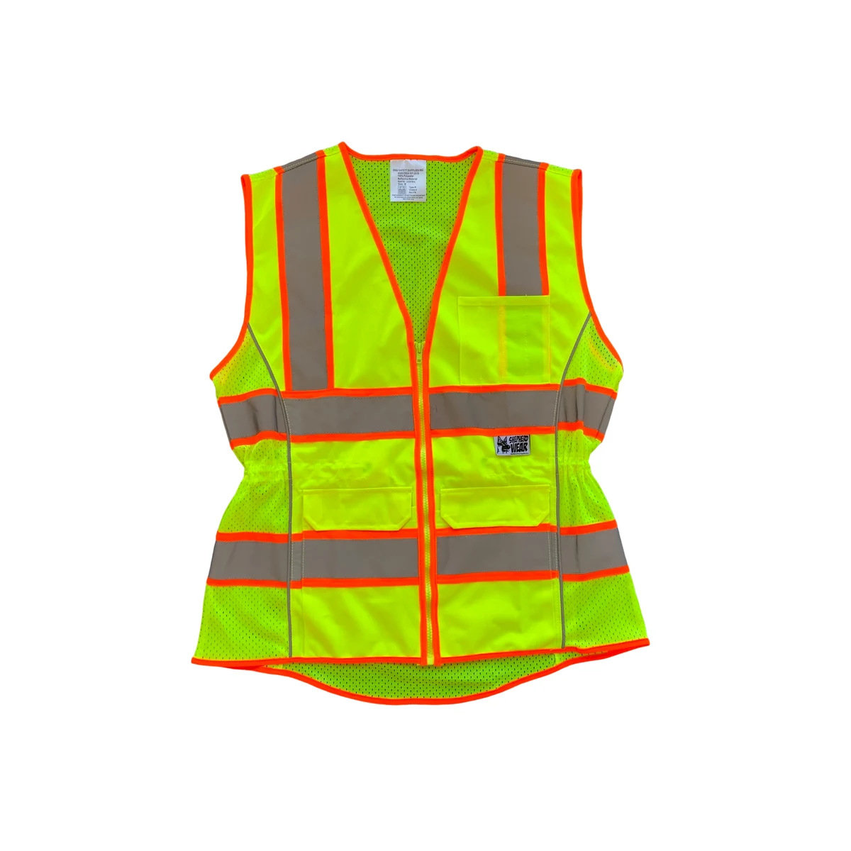 Ladies Contoured Safety Vest Ansi Class 2 1
