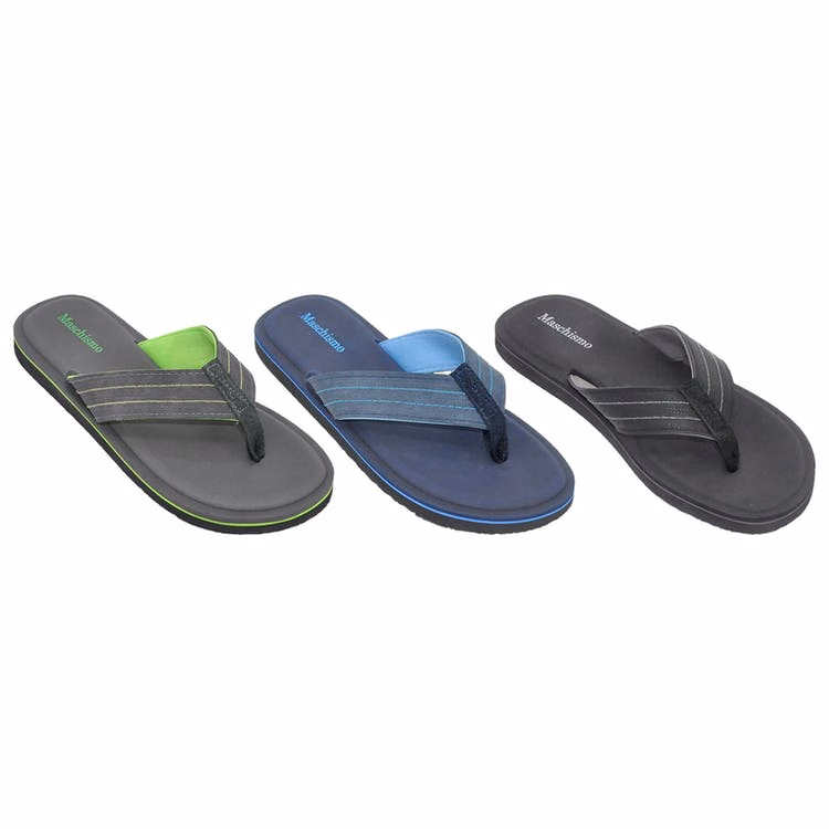 Men's Cushioned Sandals - Assorted Colors Size 7/8-13