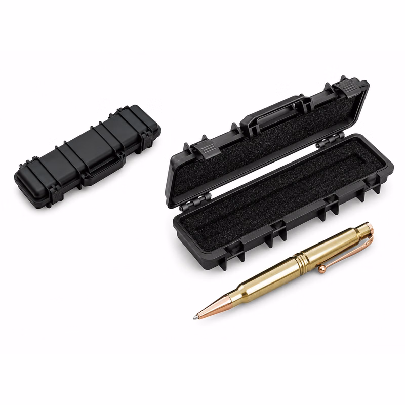 Tactical Bullet Pen with Storage Case