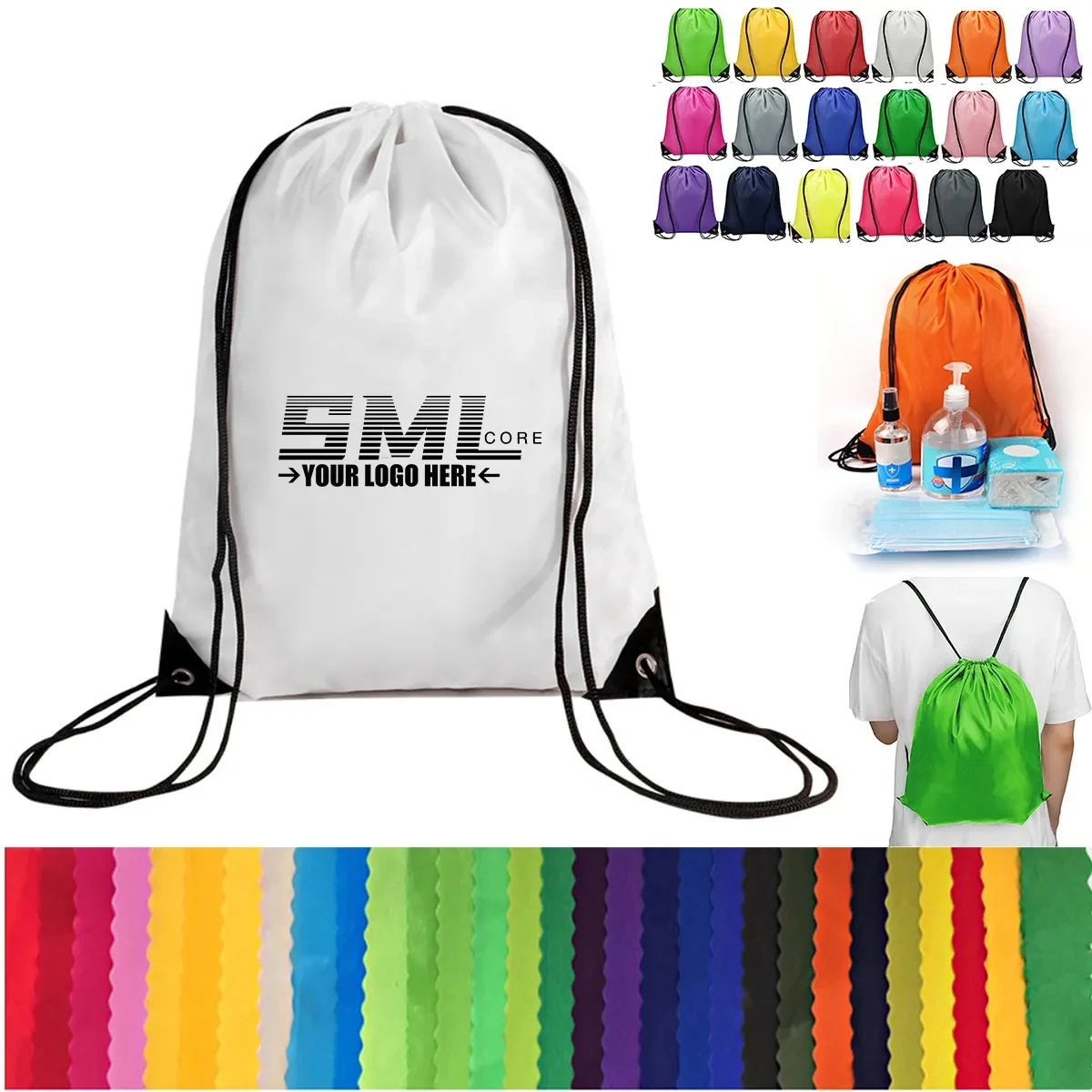 Custom Drawstring Backpack 1
