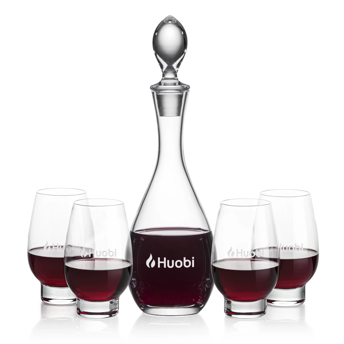Malvern Decanter & Glenarden Stemless Wine 1