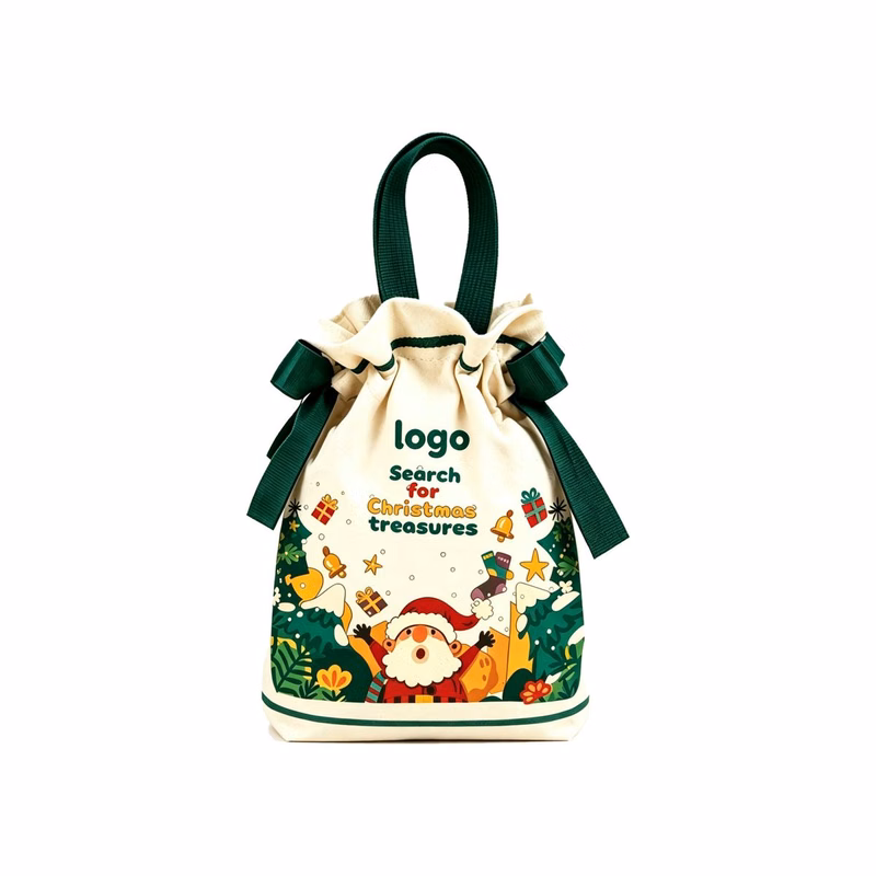 Christmas Drawstring  Gift Pouch