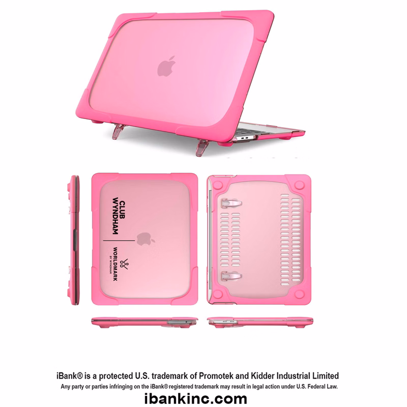 iBank ® Protective Case with Built-In Kickstand for MacBook Pro 13" M2/M1 2025-2022