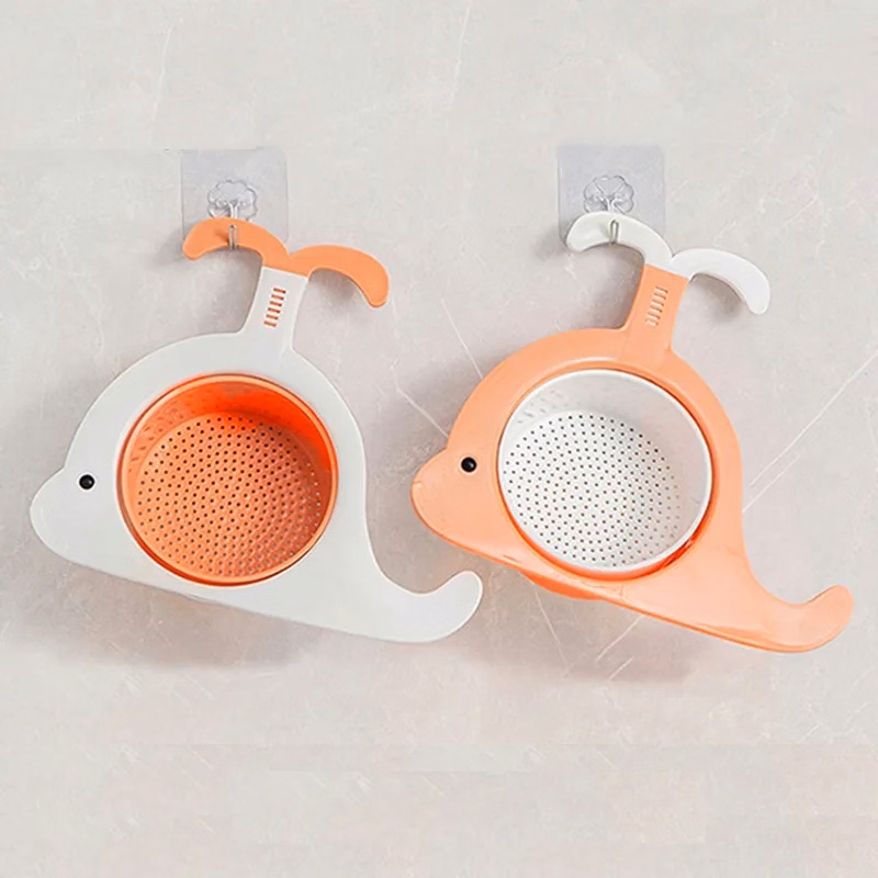 Cute Whale Kitchen Sink Drain Basket Filter