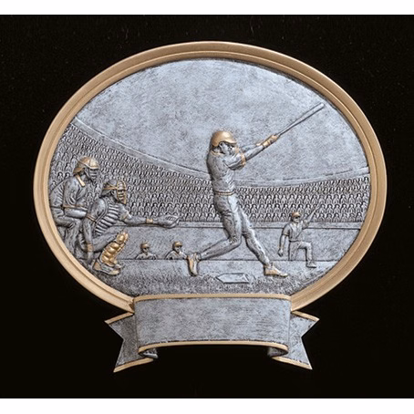 8" Baseball Male Legend Plate