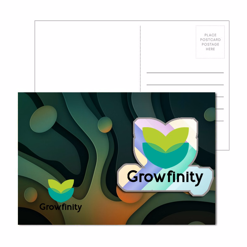 Post Card with Full Color Shamrock Coaster